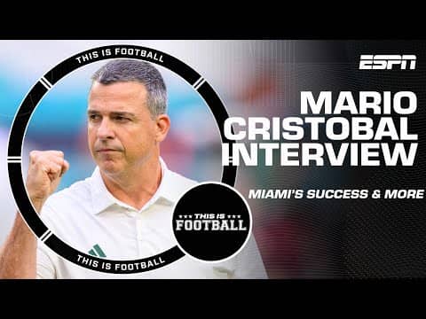 Mario Cristobal shares Justin Herbert stories and finding success at Miami | This Is Football