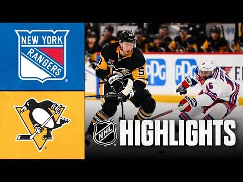 Rangers vs. Penguins | NHL Highlights | January 31, 2026