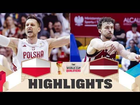 Poland 🇵🇱 v Latvia 🇱🇻 | Highlights | FIBA Basketball World Cup 2027 European Qualifiers