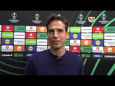 Íñigo Pérez tras lograr el pase a la final de la Conference League