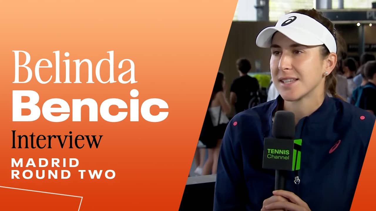 Belinda Bencic gets win on daughter's second birthday 🥹 | 2026 Madrid