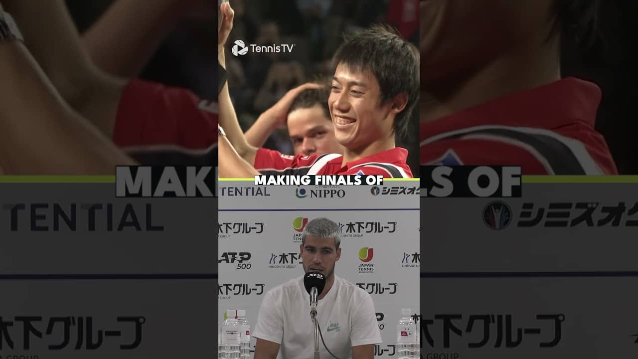 Alcaraz Speaks Highly of Nishikori 💫