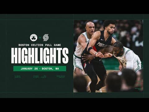 Boston Celtics fend off Portland Trailblazers in 102-94 win at TD Garden
