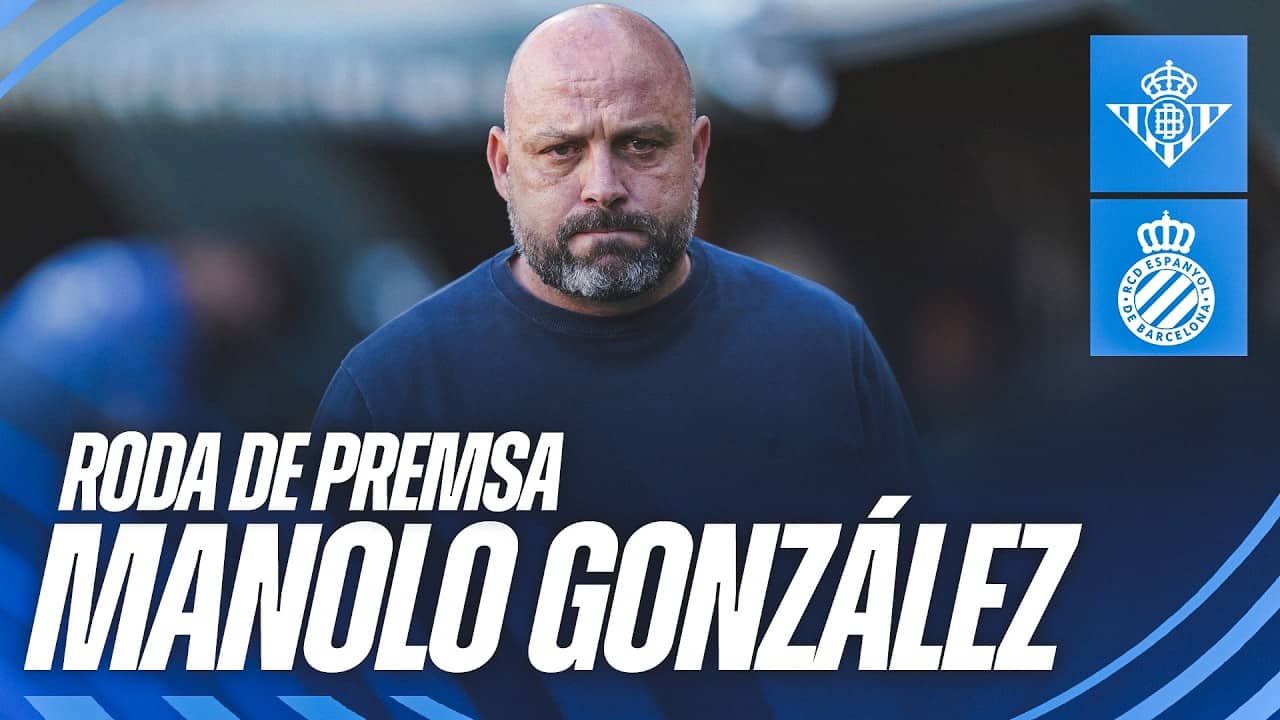 🎥 Roda de premsa postpartit de Manolo González | #RealBetisEspanyol