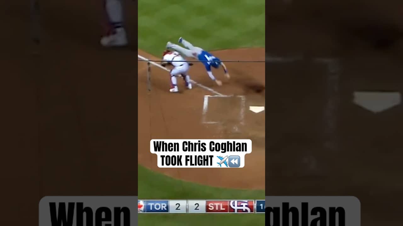 On this day, Chris Coghlan defied gravity 😱 #MLB #BlueJays