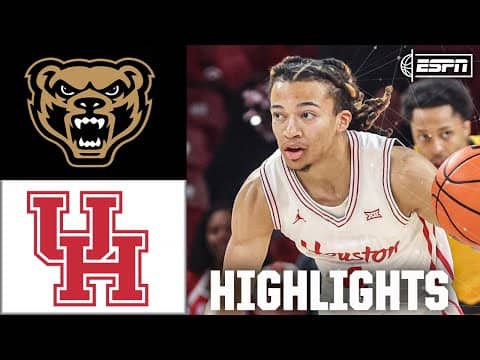 Oakland vs. Houston Cougars | Full Game Highlights | ESPN College Basketball