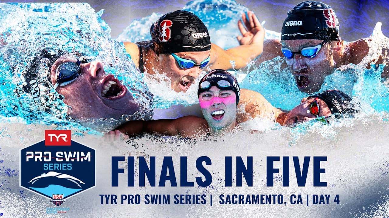 Night Four of the TYR Pro Swim Series Sacramento in Five Minutes | Finals in Five