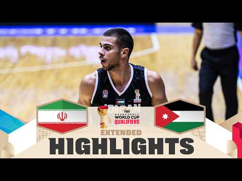 Iran 🇮🇷 v Jordan 🇯🇴 | Extended Highlights | FIBA Basketball World Cup 2027 Asian Qualifiers
