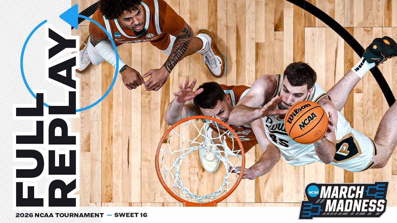 Purdue vs. Texas: 2026 NCAA men's Sweet 16 | FULL REPLAY