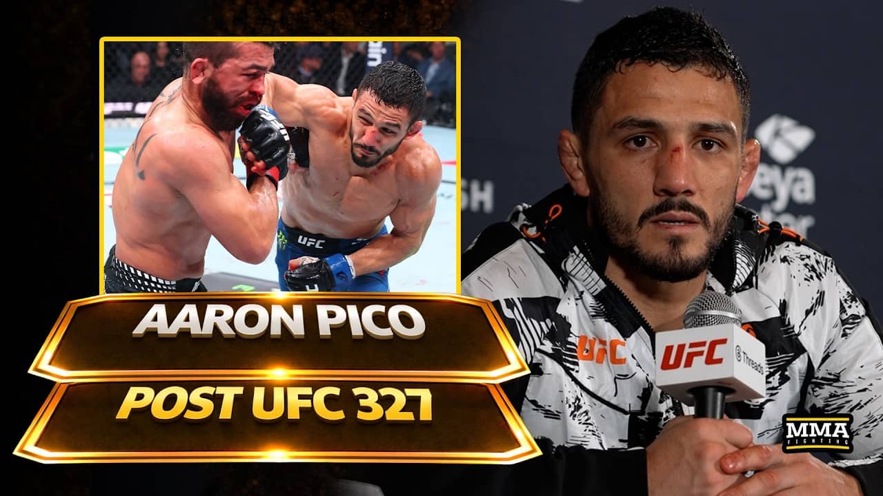 Aaron Pico Admits He 'Felt Slow' In Win Over Patricio Pitbull At UFC 327: 'I Have Stuff To Work On'