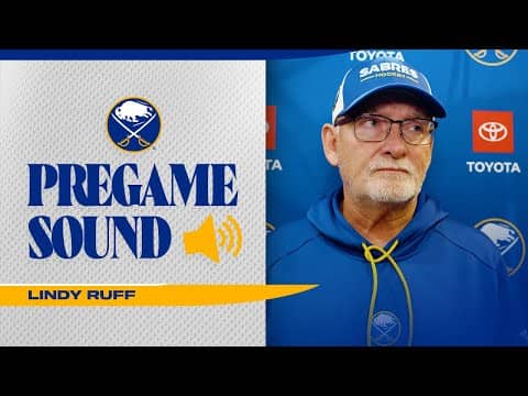 Jordan Greenway Expected To Play Against Boston | Buffalo Sabres Coach Lindy Ruff Pregame Media