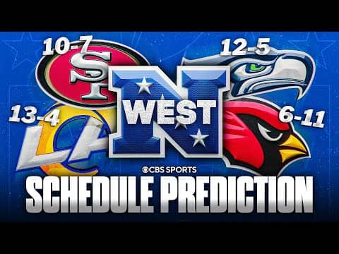 Predicting the Remaining Schedules for EVERY NFC West team: Seahawks, Rams, 49ers, and Cardinals ✅