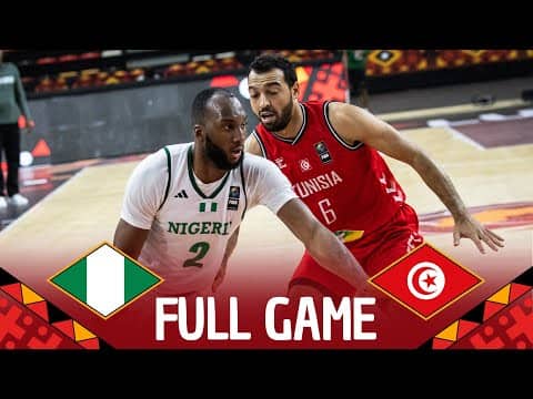 Group Phase | Nigeria v Tunisia | Full Basketball Game | FIBA AfroBasket 2025