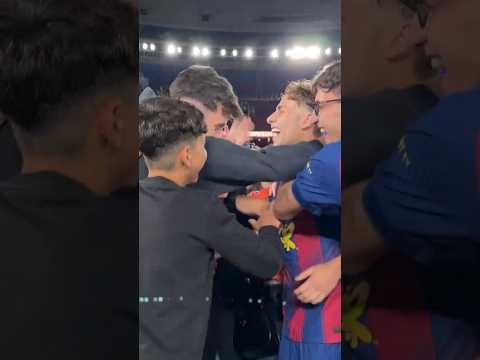 Fermín’s best birthday: champions & family 🏆🫶 #shorts #fcbarcelona