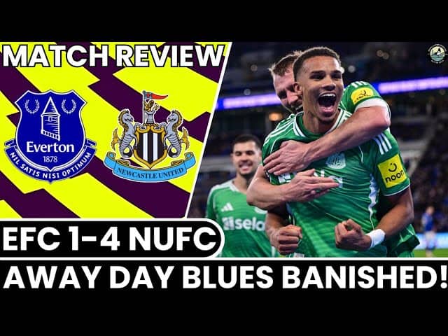 Toffees Hammered: Newcastle United Thrash Everton 4-1!