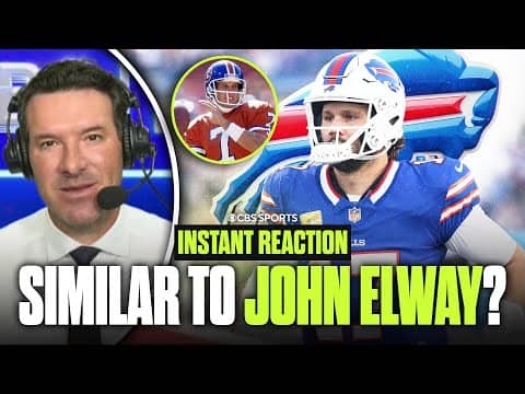 Tony Romo compares Josh Allen's quarterback skillset to John Elway after Bills take down Chiefs