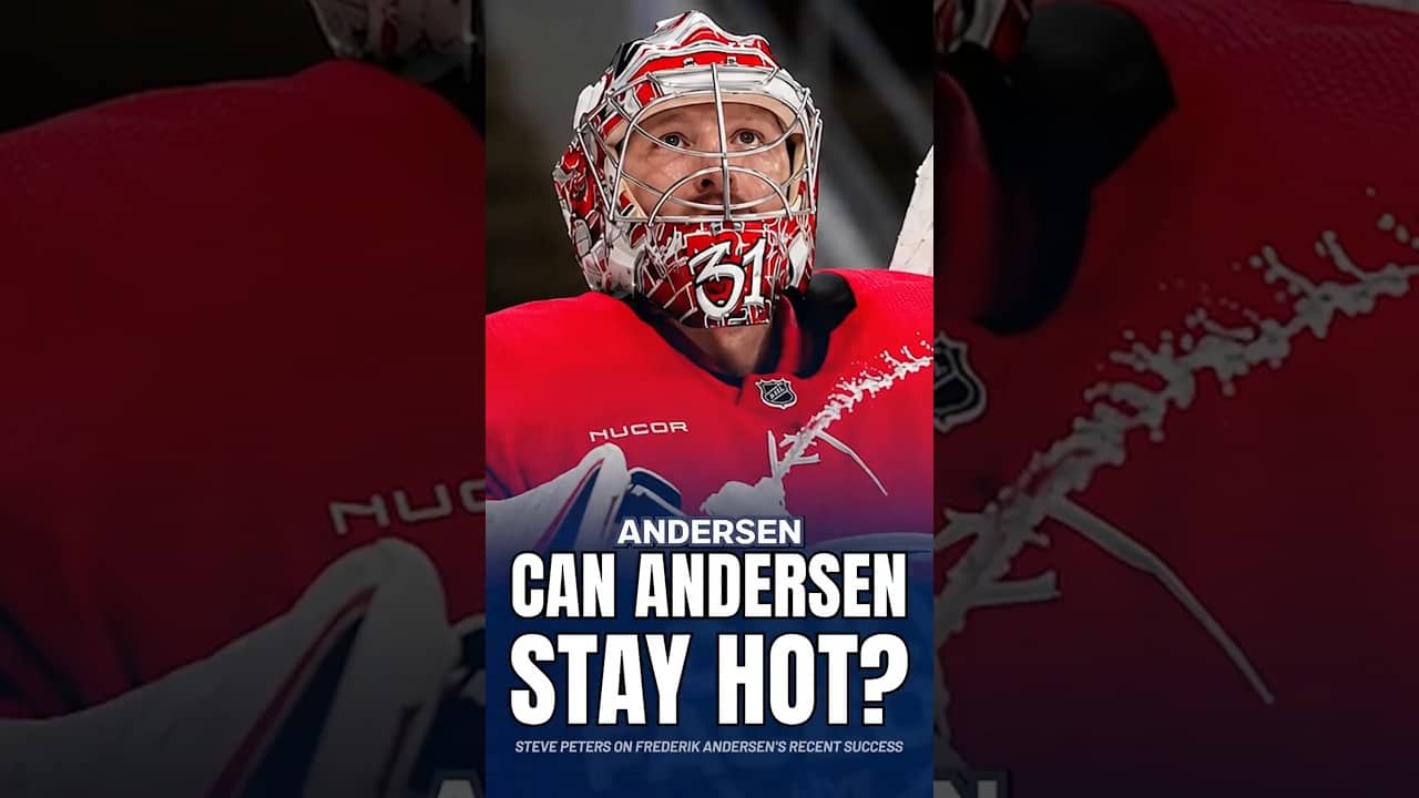 Can Frederik Andersen return to game speed after a 12 day break?