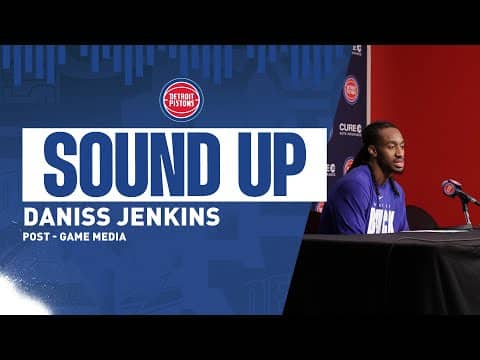 Post-Game Press Conference: Daniss Jenkins | Pistons vs. Knicks  | 02.06.26 #nba #pistons