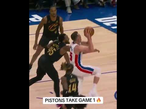 Pistons take a 1-0 lead 😤