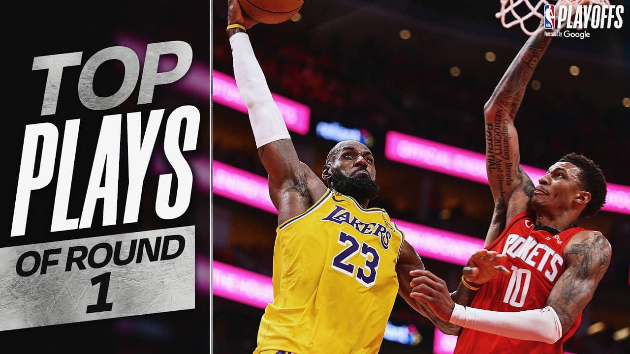 You WON’T Believe the TOP PLAYS from Round 1 🤯🔥 | NBA Playoffs presented by Google