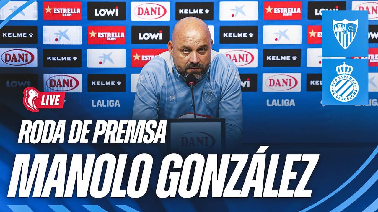 🔴 EN DIRECTE, roda de premsa de Manolo González prèvia al Sevilla 🆚 Espanyol