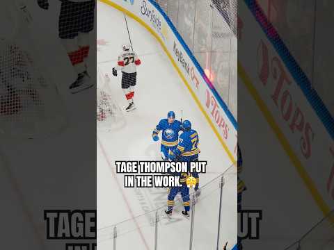 Zach Benson TIES IT UP‼️ #nhl #buffalosabres #hockey