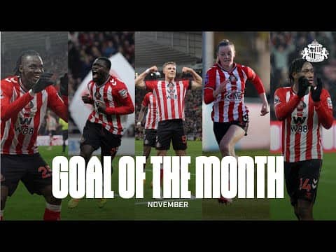 Brobbey's Last Minute Equaliser & Corbyn's Curler | Goal Of The Month | November