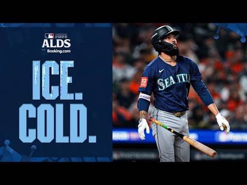 J.P. Crawford raises the trident! 🔱 (Extends Mariners lead in Game 3 of the 2025 ALDS)