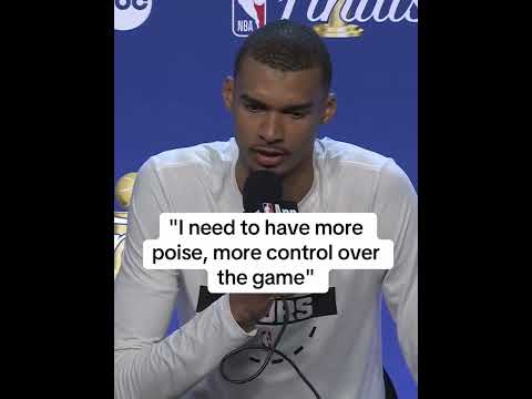 Wemby admitted he was 'blurry' in the Spurs' Game 2 loss of the NBA Finals