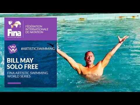 Bill May's Breathtaking Solo Free Routine | FINA Artistic Swimming 2021