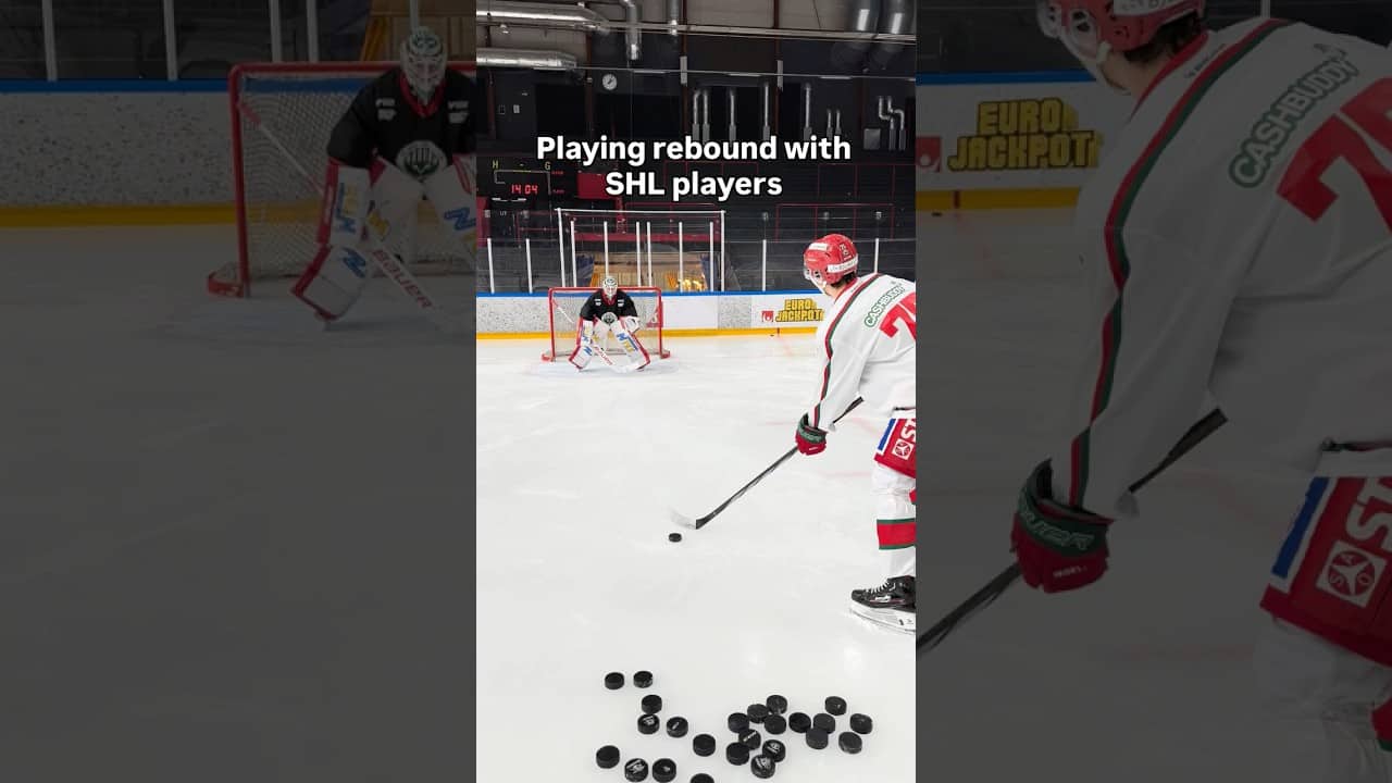 These pro players can shoot the puck 🏒
