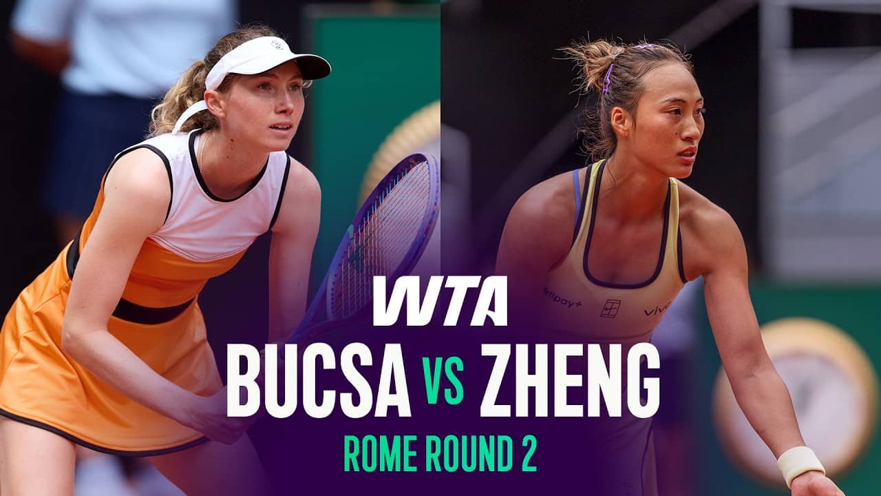 Cristina Bucsa vs. Qinwen Zheng | 2026 Rome Round 2 | WTA Match Highlights