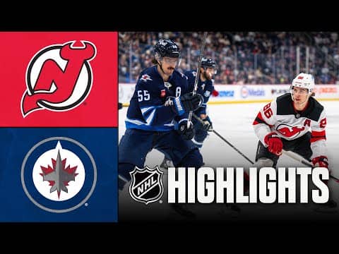 Devils vs. Jets | NHL Highlights | January 11, 2026