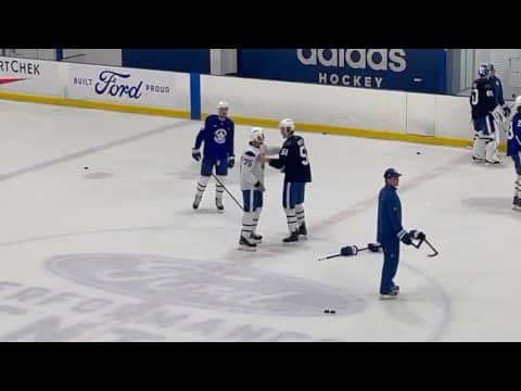 Fight Lessons In Practice NHL