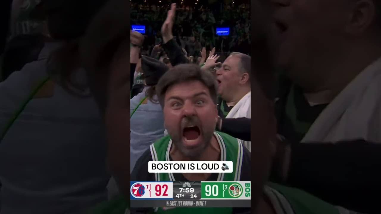 It is LOUD in TD Garden now 🔊