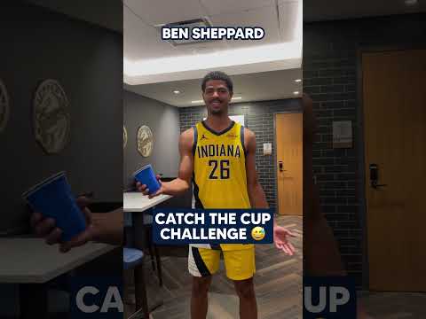 Ben Sheppard Tries to Catch the Cup 👀