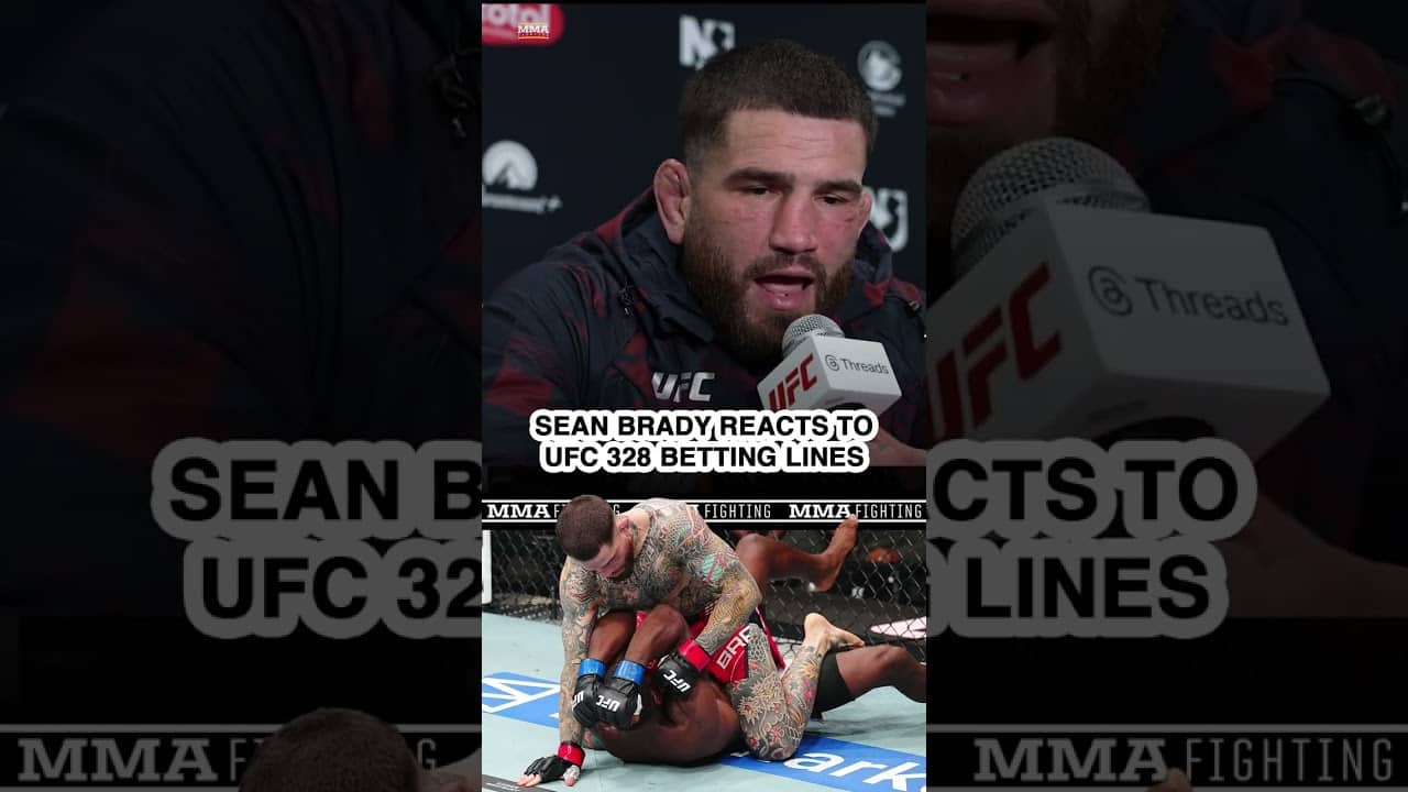 Sean Brady REACTS to the weird betting line movement before his fight against Joaquin Buckley