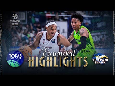 Tofas Bursa v Trapani Shark | Full Game Highlights | #BasketballCL 2025-26
