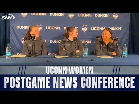 Allie Ziebell on tying UConn single-game three-pointer record, Shade and Strong talk win vs. Xavier