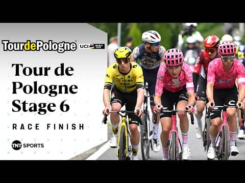WHAT A FINISH! 🤩 | Men's 2025 Tour de Pologne Stage 6 Highlights | TNT Sports Cycling