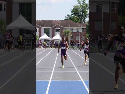 Jordan Anthony opens with a 9.91 PB to win the men’s 100m at Tom Jones 😮‍💨 🇺🇸 #track #usatf