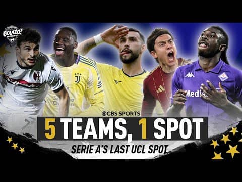The TIGHT race for Serie A's FINAL Champions League spot of the season ⚽️  | Golazo Matchday