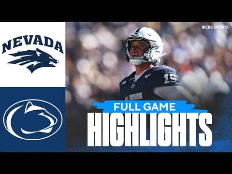 Nevada Wolf Pack vs No. 2 Penn State Nittany Lions | Extended Highlights