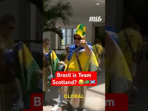EVEN THE BRAZILIANS ARE WEARING KILTS NOW 🇧🇷🤝🏴󠁧󠁢󠁳󠁣󠁴󠁿
