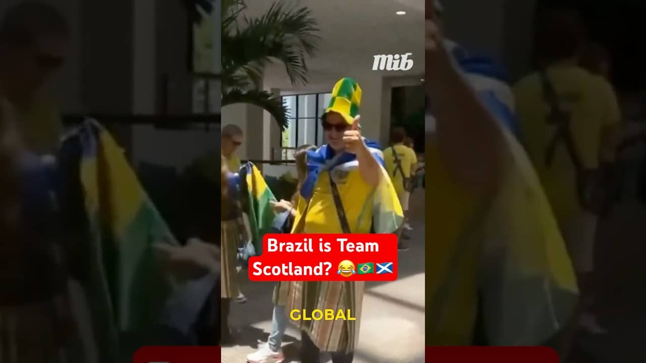 EVEN THE BRAZILIANS ARE WEARING KILTS NOW 🇧🇷🤝🏴󠁧󠁢󠁳󠁣󠁴󠁿
