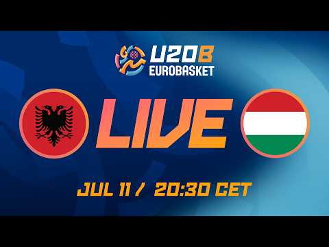 LIVE - Albania v Hungary | FIBA U20 EuroBasket 2026 Division B | Group Phase