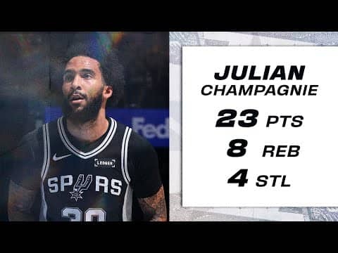 Julian Champagnie Delivers Another Strong Outing with 23 PTS vs. Memphis