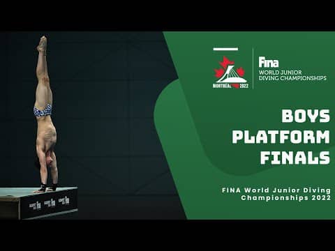LIVE: Boys 14-15 Platform Diving FINAL | World Junior Championships 2022