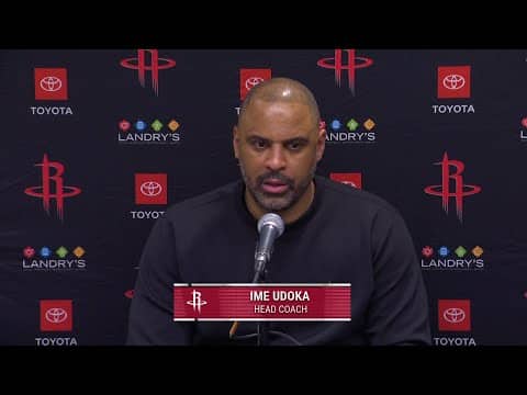 Press Conference by Ime Udoka vs Hawks