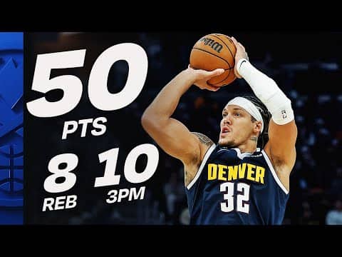 Aaron Gordon's HISTORIC 50 PT Opening Night vs Warriors | October 23, 2025